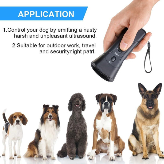 Ultrasonic Dog Chaser – Handheld Animal Repeller to Stop Aggressive Dogs & Animal Attacks Safely