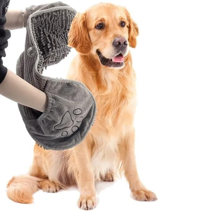 Ultra Soft Microfiber Pet Towel – Super Absorbent & Quick-Drying Bath Towel for Dogs & Cats