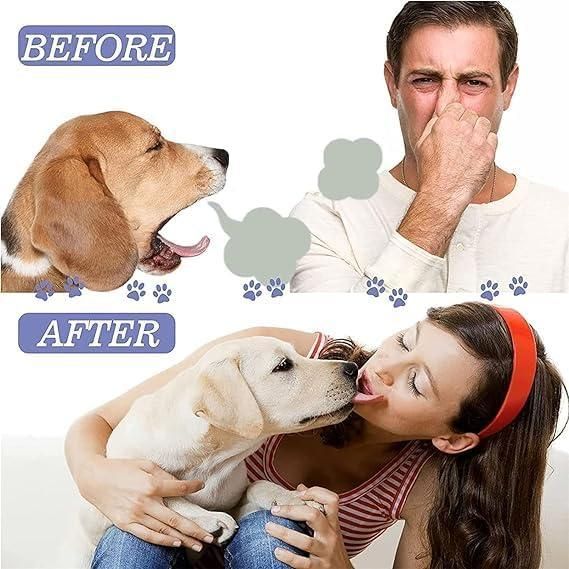 No Brushing Pet Oral Care Spray – 50ml Dental Cleaning Solution for Dogs & Cats | Freshens Breath & Reduces Tartar