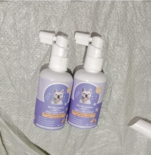 No Brushing Pet Oral Care Spray – 50ml Dental Cleaning Solution for Dogs & Cats | Freshens Breath & Reduces Tartar