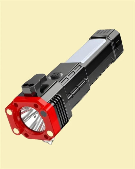 Tactical Stun Flashlight – High-Powered LED Torch with Built-In Self-Defense Stun Feature | Rechargeable & Durable
