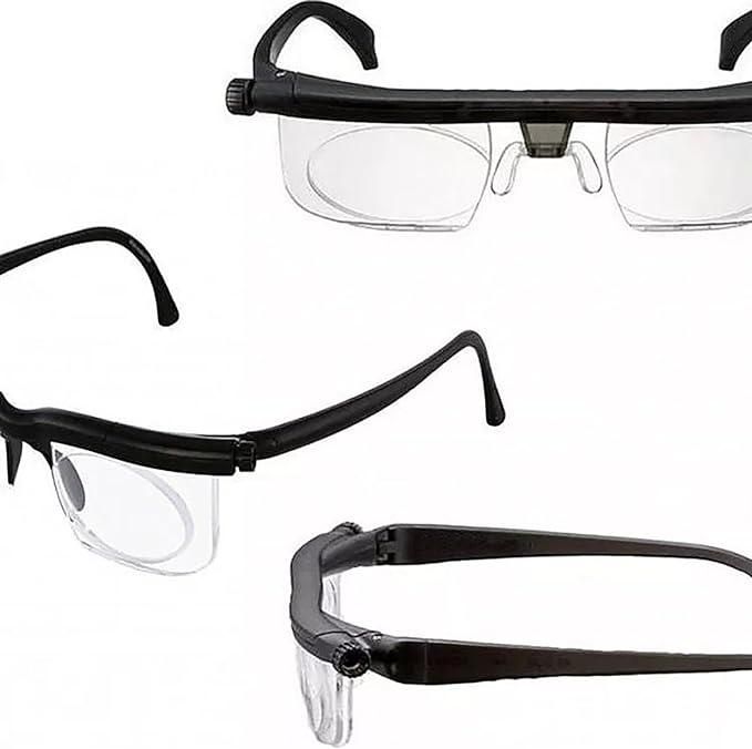 Flex Focus Adjustable Glasses – Instantly Adjustable Reading & Vision Glasses for Men and Women | One Pair for All Prescriptions