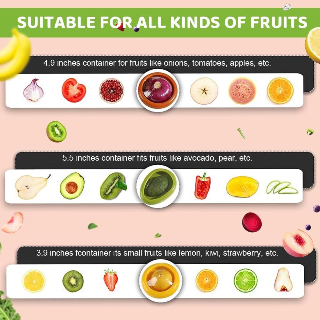 Set of 2 Fruit & Veggie Storage Boxes – Freshness Made Easy