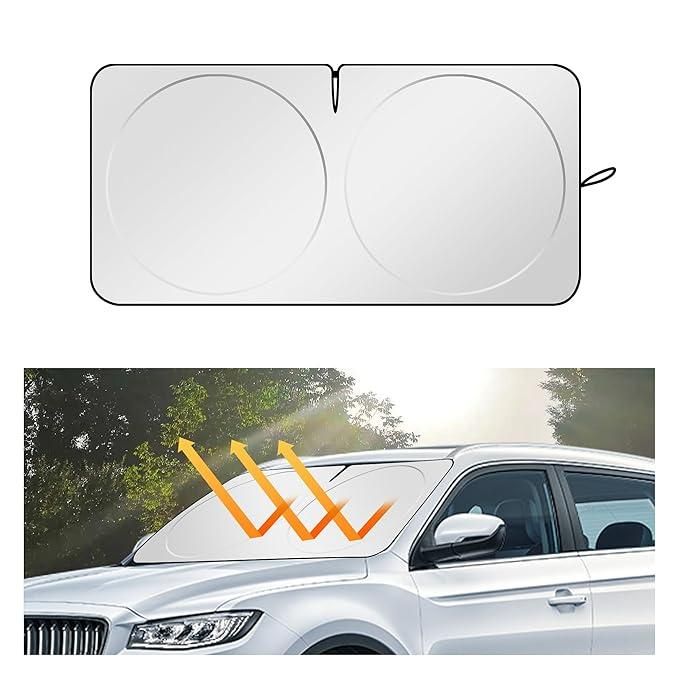 Folding Car Window Sunshade Cover – UV Protection Shield for Front & Side Windows | Foldable, Easy-to-Install Car Sun Blocker