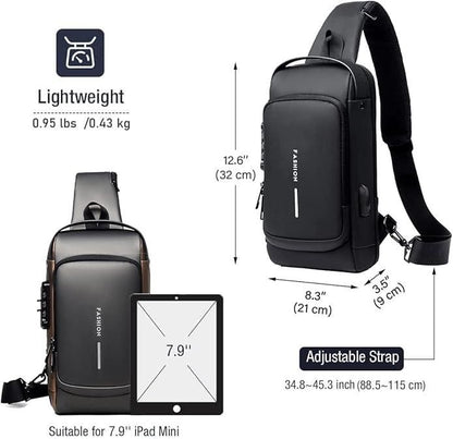 Unisex Sling Bag – Crossbody Chest Bag for Men & Women | Stylish, Lightweight & Multipurpose Travel/Everyday Companion