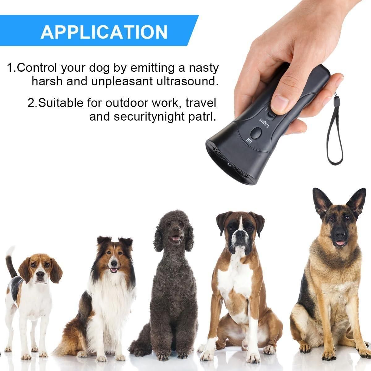 Ultrasonic Dog Chaser – Handheld Animal Repeller to Stop Aggressive Dogs & Animal Attacks Safely