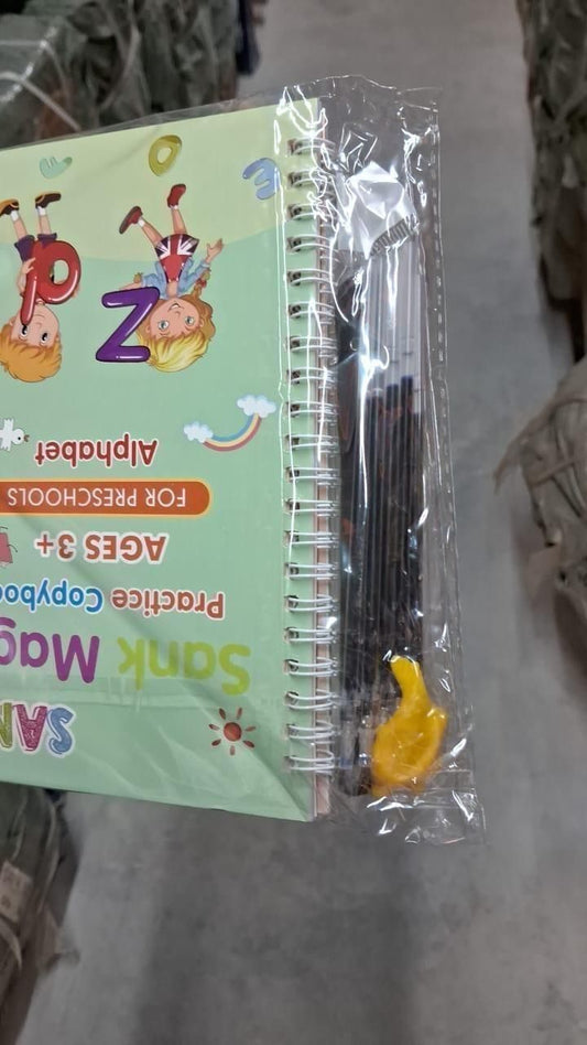 Magic Reusable Drawing Book – Water Pen Doodle & Learning Activity Book for Kids (Pack of 2)