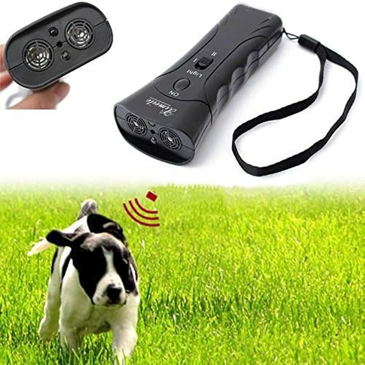 Ultrasonic Dog Chaser – Handheld Animal Repeller to Stop Aggressive Dogs & Animal Attacks Safely