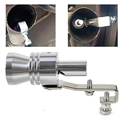 Medium Universal Turbo Sound Exhaust Muffler Whistle – Simulated Blow-Off Valve Sound Pipe for Car Motor Sport Styling
