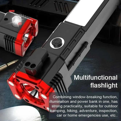 Tactical Stun Flashlight – High-Powered LED Torch with Built-In Self-Defense Stun Feature | Rechargeable & Durable