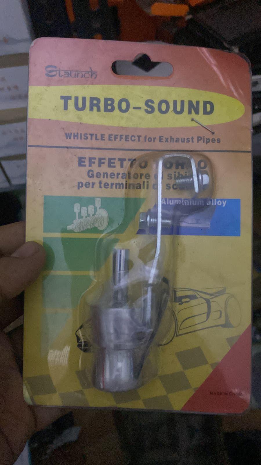 Medium Universal Turbo Sound Exhaust Muffler Whistle – Simulated Blow-Off Valve Sound Pipe for Car Motor Sport Styling