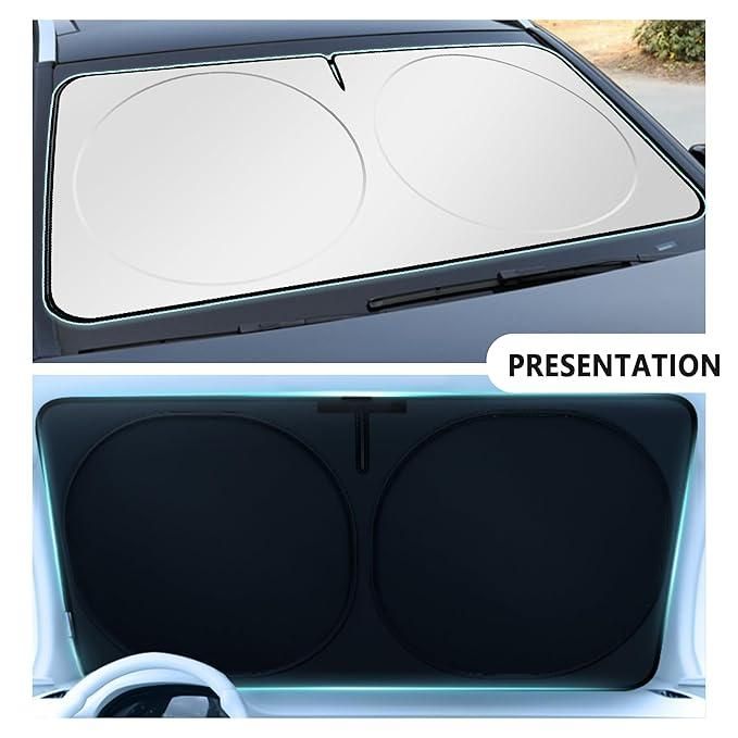 Folding Car Window Sunshade Cover – UV Protection Shield for Front & Side Windows | Foldable, Easy-to-Install Car Sun Blocker