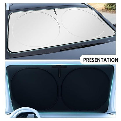 Folding Car Window Sunshade Cover – UV Protection Shield for Front & Side Windows | Foldable, Easy-to-Install Car Sun Blocker