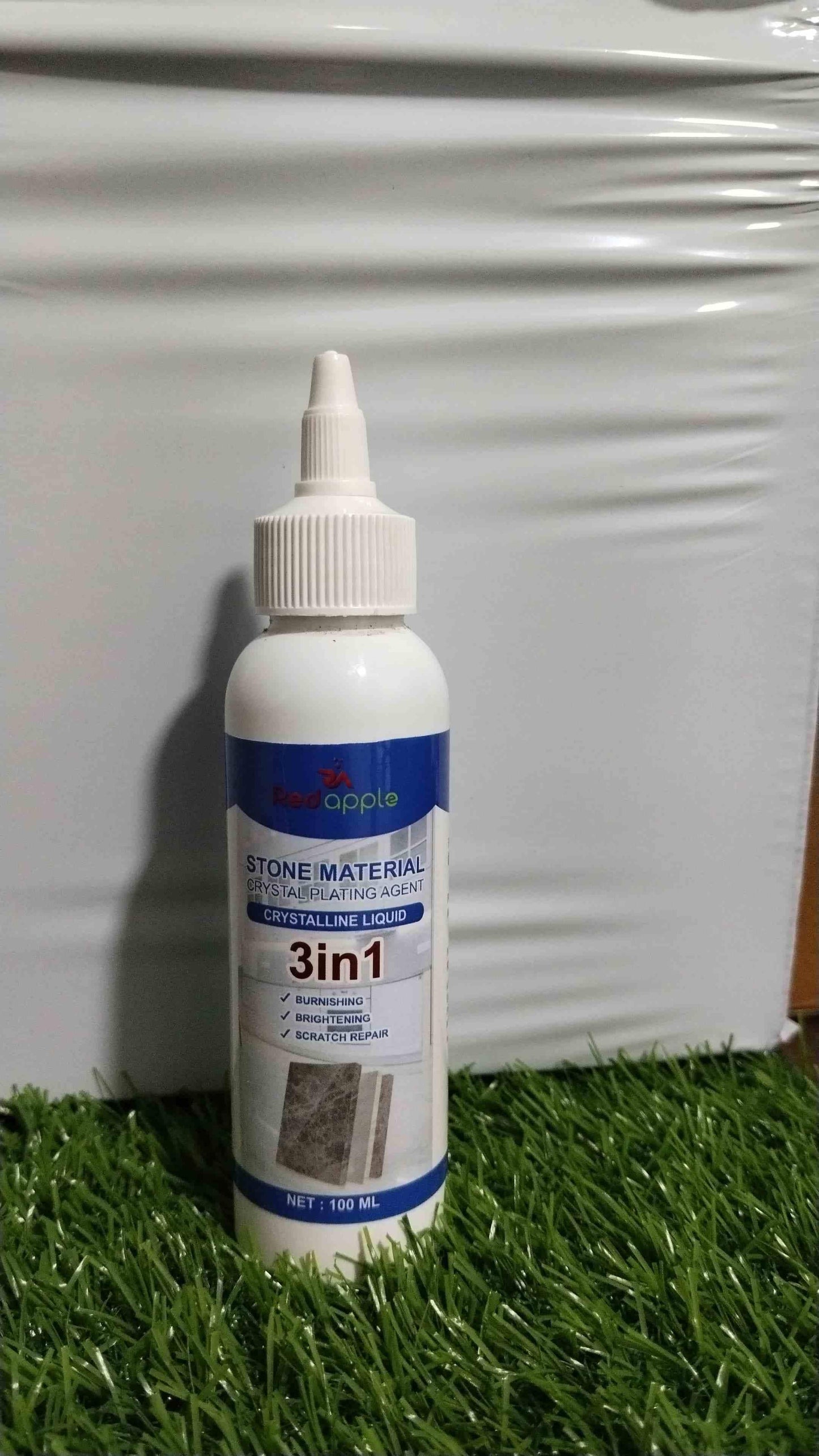 Crystal Plating Agent for Stone Surfaces – 100ml (Pack of 2) | High-Gloss Protective Coating for Marble, Granite &amp; Tiles
