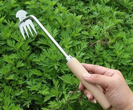 Heavy-Duty Weeding Tool with Sharp Puller Tip – Manual Root Remover for Lawn, Garden, and Soil Care