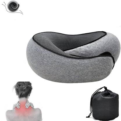 Wander Plus Travel Neck Pillow – Soft Memory Foam U-Shaped Cushion with Ergonomic Support for Flights, Cars & Long Journeys