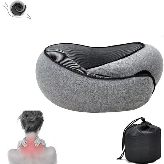 Wander Plus Travel Neck Pillow – Soft Memory Foam U-Shaped Cushion with Ergonomic Support for Flights, Cars & Long Journeys