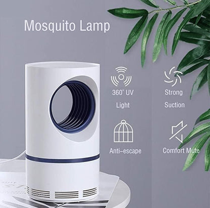 Mahin Electronic LED Mosquito Killer Lamp – USB Powered Insect Trap with Silent Suction Fan for Home, Bedroom & Office