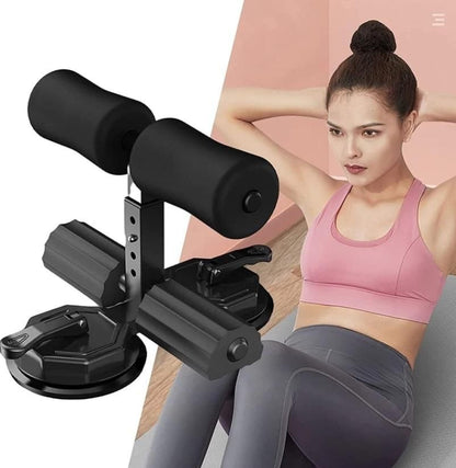 Sit-Up Assistant Bar – Abs Master & Home Gym Crunches Equipment | Self-Suction Fitness Device for Push-Ups, Ab Workouts & Core Training | Adjustable & Portable -Multicolor