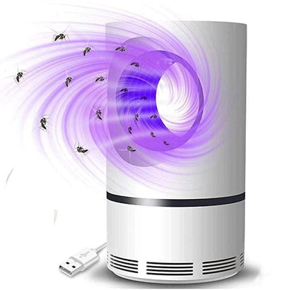 Mahin Electronic LED Mosquito Killer Lamp – USB Powered Insect Trap with Silent Suction Fan for Home, Bedroom & Office