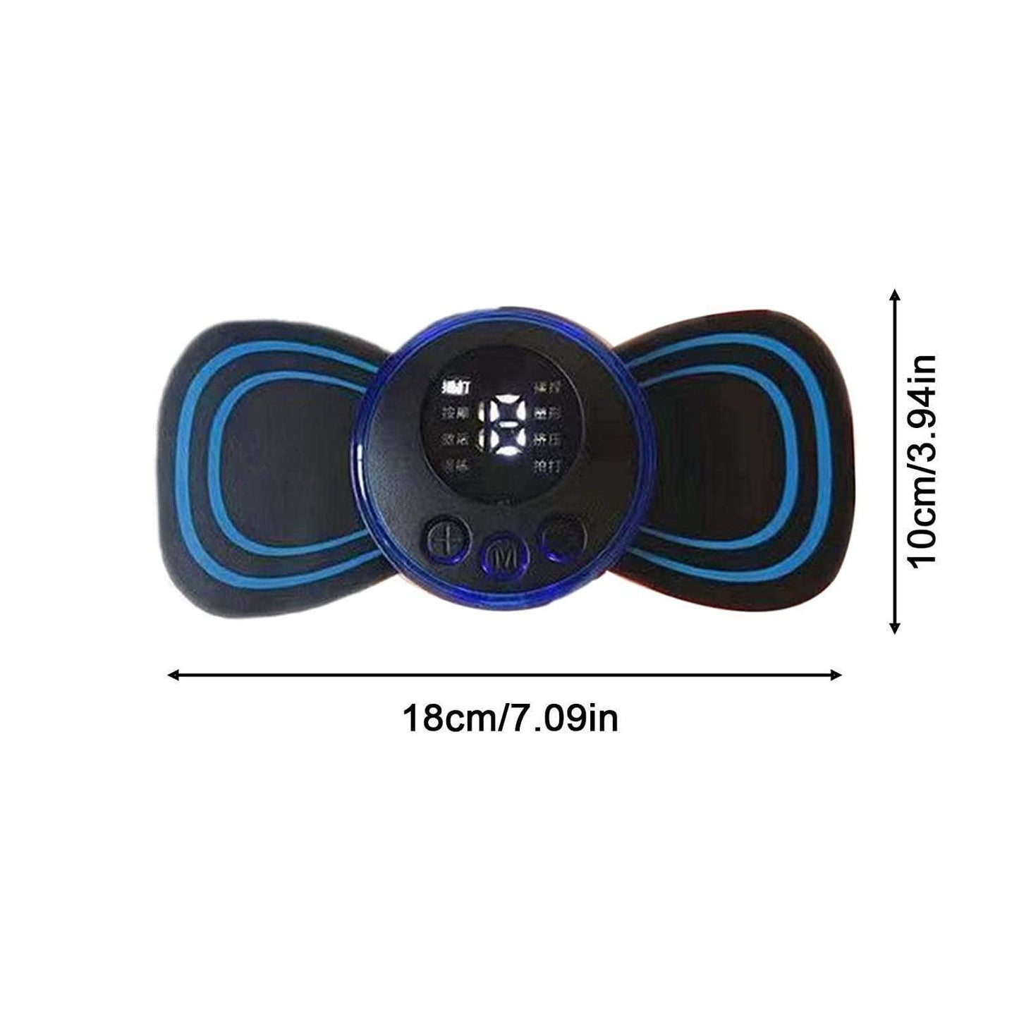 Mini Electric Massager – 8 Modes & 19 Intensity Levels | Rechargeable Deep Tissue Relief for Shoulders, Arms, Legs & Back – Unisex Pain & Muscle Recovery Solution
