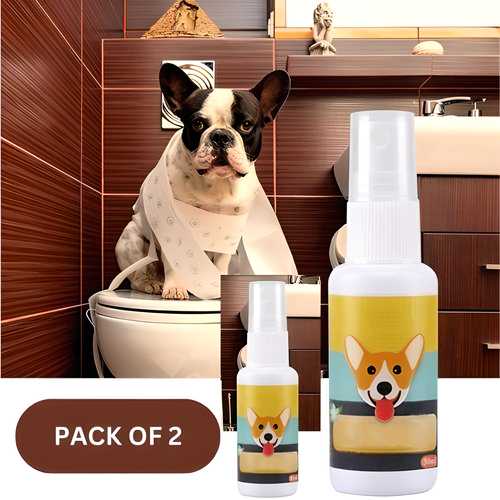 Natural Potty Training Spray for Dogs & Cats – 2-Pack (30ml Each) | Safe House-Training Aid for Indoor & Outdoor Use
