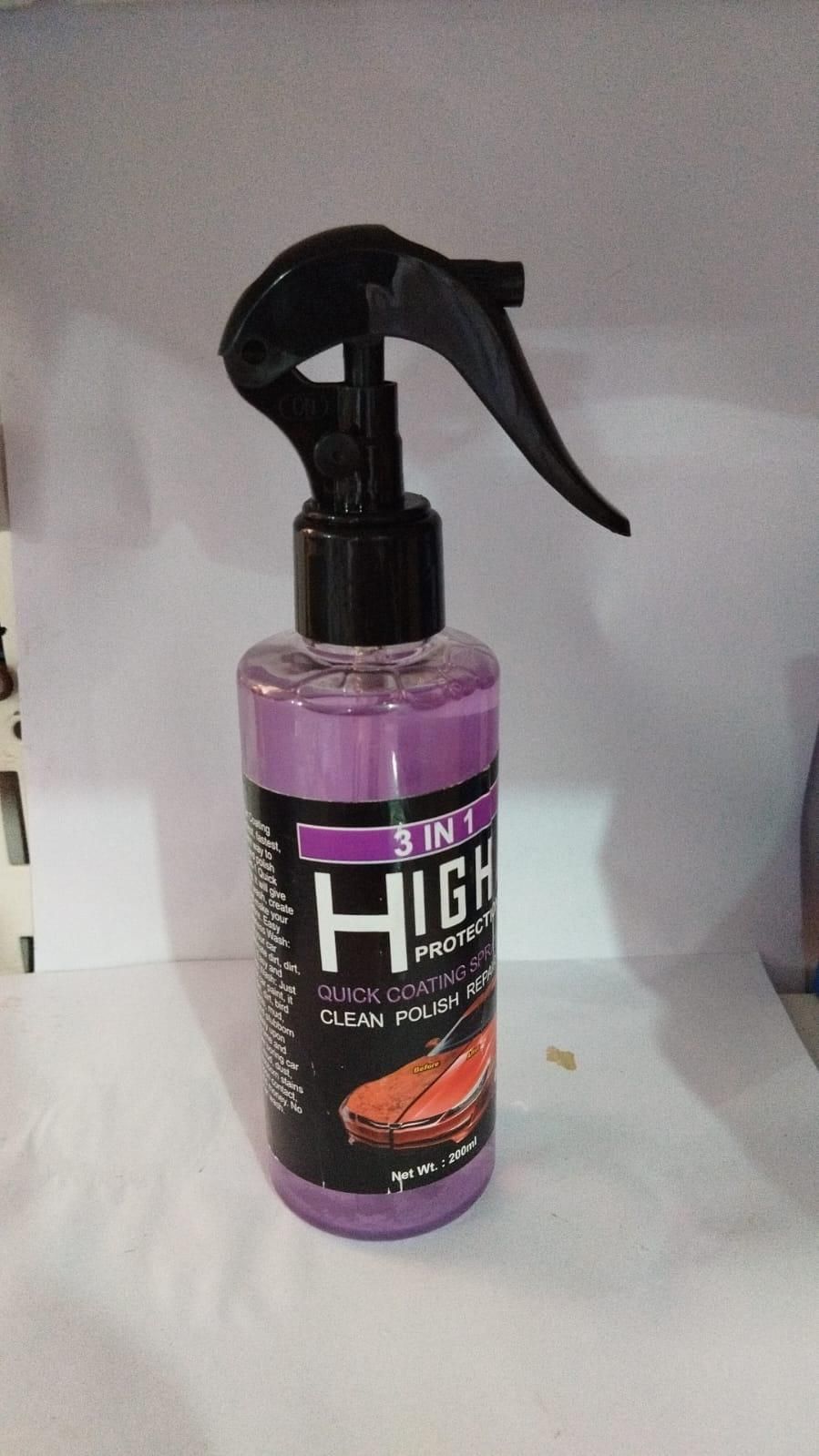 3 in 1 High Protection Coating Sprey (Pack of 2)3-in-1 High Protection Coating Spray (Pack of 2) – Cleans, Shines & Shields Surfaces from Dust, Water & UV Damage