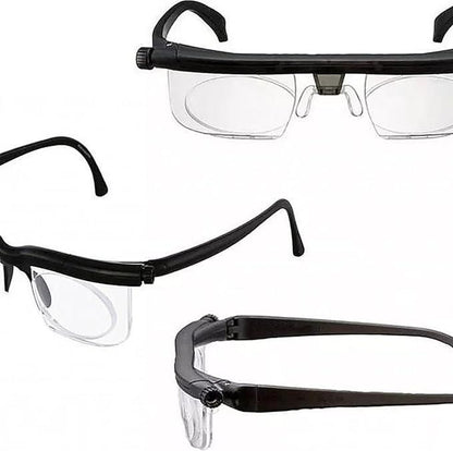 Flex Focus Adjustable Glasses – Instantly Adjustable Reading & Vision Glasses for Men and Women | One Pair for All Prescriptions