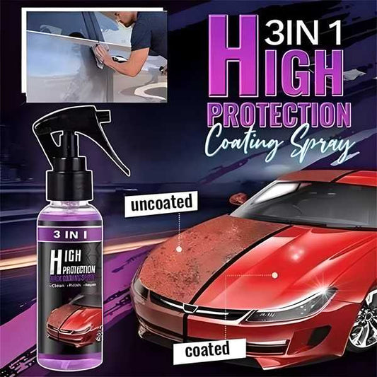 3 in 1 High Protection Coating Sprey (Pack of 2)3-in-1 High Protection Coating Spray (Pack of 2) – Cleans, Shines & Shields Surfaces from Dust, Water & UV Damage