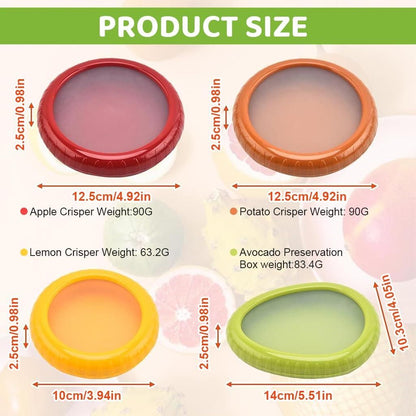 Set of 2 Fruit & Veggie Storage Boxes – Freshness Made Easy