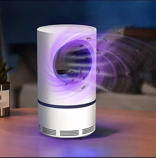 Mahin Electronic LED Mosquito Killer Lamp – USB Powered Insect Trap with Silent Suction Fan for Home, Bedroom & Office