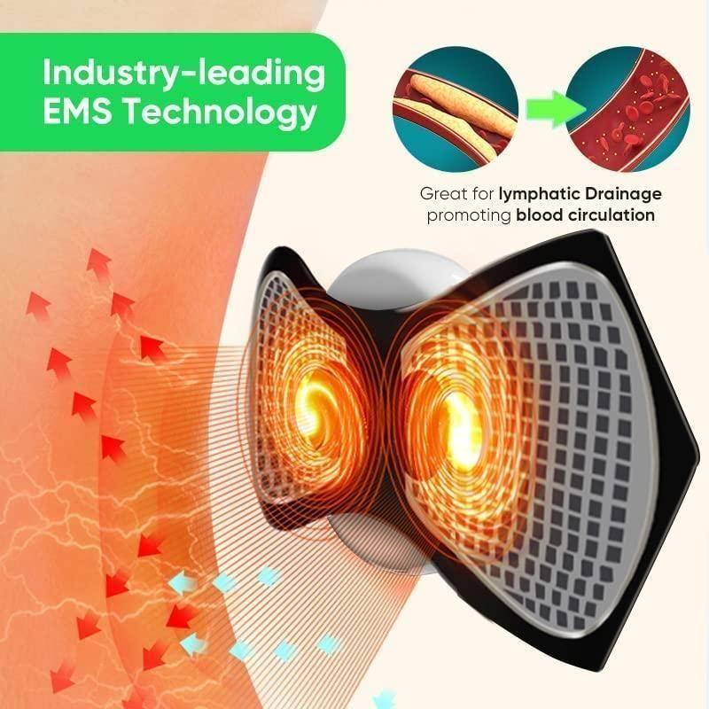 Mini Electric Massager – 8 Modes & 19 Intensity Levels | Rechargeable Deep Tissue Relief for Shoulders, Arms, Legs & Back – Unisex Pain & Muscle Recovery Solution