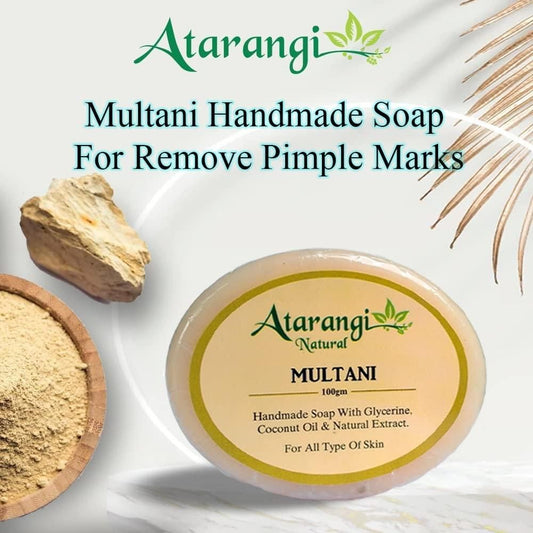 Nature’s Secret to Clear Skin – Multani Mitti Soap Power Pack (4 Bars)"