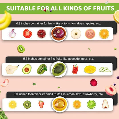 Set of 2 Fruit & Veggie Storage Boxes – Freshness Made Easy
